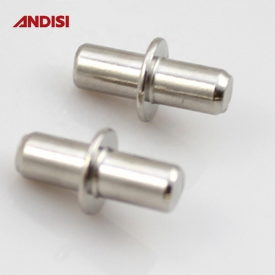 5mm メタル・シェルフ・サポート・ピン シンク/ニッケル付鋼のシェルフ用