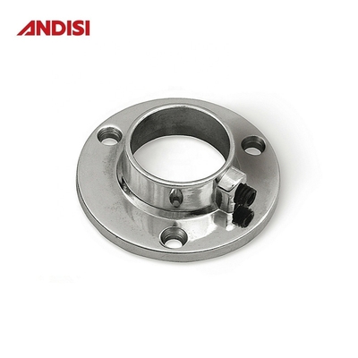 家具 クローゼット パイプ ブレーケットホルダー 30mm クローム 丸い クローゼット ロッド サポート フレンズ