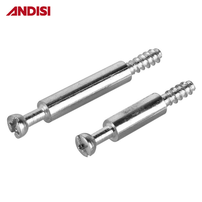 家具 接続ボルト ミニ 固定 スクロール 釘 33/36/46mm 亜鉛 ステール M4 モダン ハードウェア
