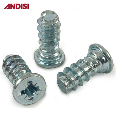 11mm/13mm 亜鉛付 平頭 木材 カウンターシンク ポジドライブ 確認 家具 ユーロスクリュー
