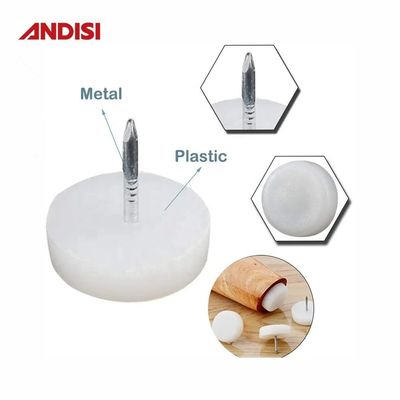 家具 脚 保護 脚 スキッド ネイル テーブル 現代のデザイン スタイル 白色仕上げ