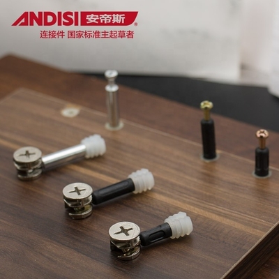 モダン家具 亜鉛合金 隠しキャムドアロック キャム用のドーベル 装着 エクセンティックキャム