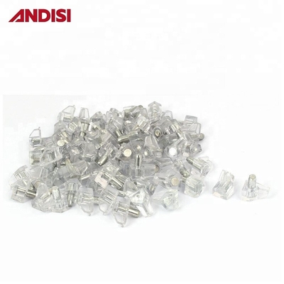 他の家具用五金用 5mm プラスチック製の棚 壁紙のガラスホルダー用の支柱ピン