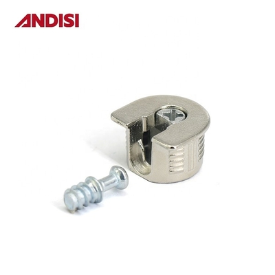 亜鉛合金 20mm スレッド カム ロック ミニ 固定 シェルフ サポート ホールダー 家具 コンネクタ