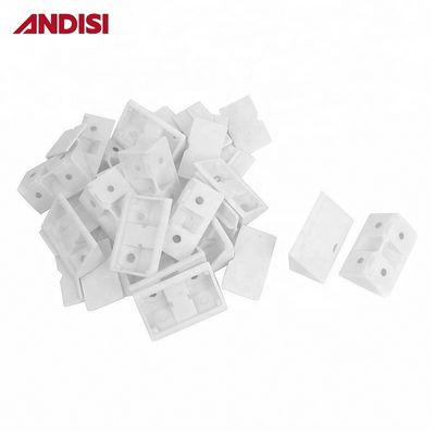 ホーム オフィス 家具 キャビネット ABS プラスチック ブレーケット コンネクタ 白/黒/茶色の仕上げ