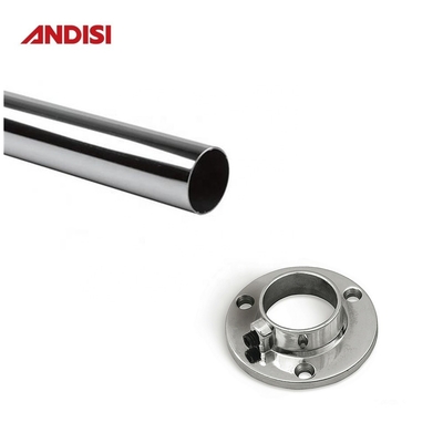 家具 クローゼット パイプ ブレーケットホルダー 30mm クローム 丸い クローゼット ロッド サポート フレンズ