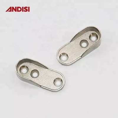44mm 亜鉛合金 衣料品 衣装用レールホルダー オーバルパイプ 管末支架