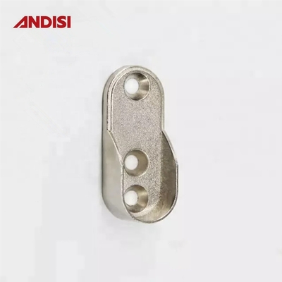 44mm 亜鉛合金 衣料品 衣装用レールホルダー オーバルパイプ 管末支架
