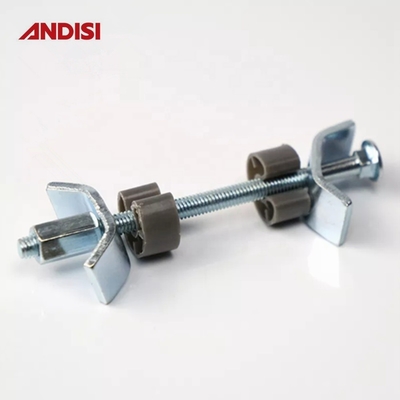 M6 家具 キッチン キャビネット 共同 作業台 ボルト 接続器 亜鉛 塗装 グレー 表面