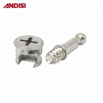 家具 接続ボルト ミニ 固定 スクロール 釘 33/36/46mm 亜鉛 ステール M4 モダン ハードウェア